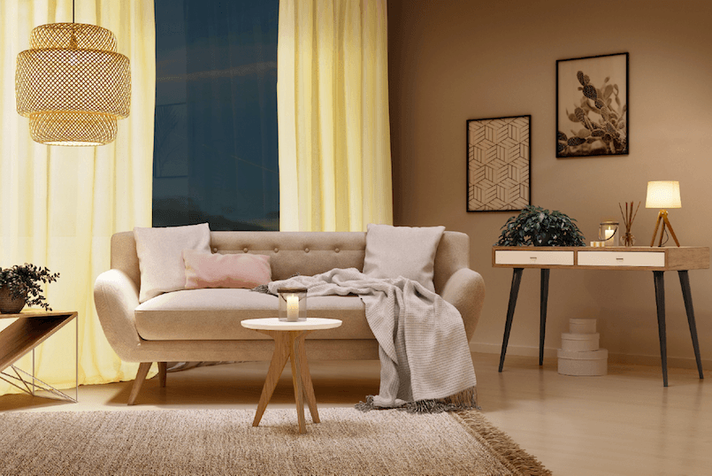 CGI furniture lifestyle scene 10 — photoreal interior render by Impala